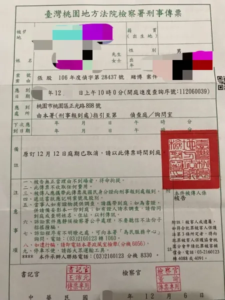 玩線上娛樂城收到傳票怎麼辦?